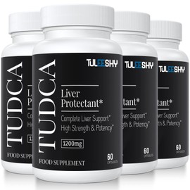 1200mg TUDCA Supplement | 240 Capsules | Tauroursodeoxycholic Acid - TUDCA Bile Salts for Liver and Digestion, Non-Animal Formula