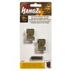HangZ 40031 Canvas Flat Mount Sawtooth Picture Hooks, Antique Brass,