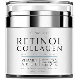 EnaSkin Retinol Cream For Face Night and Day, Skin Cream with Retinol Collagen Face Cream, Vitamin C Moisturizer, Retinol Moisturizer for Face Sensitive Skin