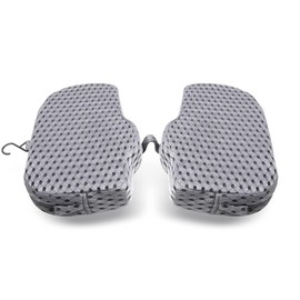 U Shaped Shower Seat Cushion, Quick Drying Shower Chair Cushion, Bathtub Chair Pad with 4D Air Fiber Materia, Shower Seat Mat with Mesh Cover and Hook, for Elderly, Senior, Handicap, Disabled