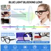 AEZUNI Oversized Bifocal Reading Glasses Women Big Frame Blue Light