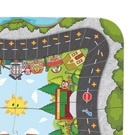 Fenteer Animal Bus Station Puzzle Addition & Subtraction Game Animal Math Awareness Tabletop Game for 3-8 Years Old Toddlers Children