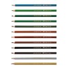Faber Castell 24 Tri-colour Pencil Set Best Grip Includes Silver