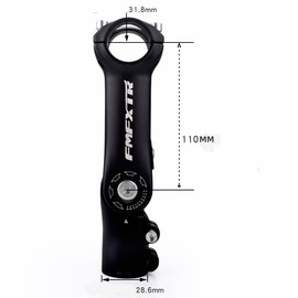BESNIN Adjustable MTB Stem 31.8 mm 90 Degree 110 mm Bicycle Stem for Handlebars Aluminium Alloy Mountain Bike Handlebar for MTB Road City Bike Bicycle