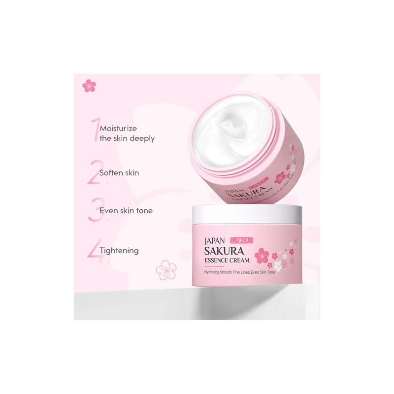 Set Laikou Sakura 6pzs Limpia, Tensa Y Reafirma Piel