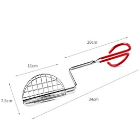 Taco Shell Tong, Stainless Steel Taco Press Taco Shell Maker Press Tortilla Fryer Tongs with Long Handle For Making Homemade Taco Shells