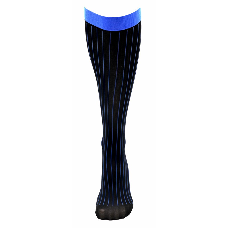 3-Pack Mens Over the Calf Sheer Nylon Spandex Dress Socks