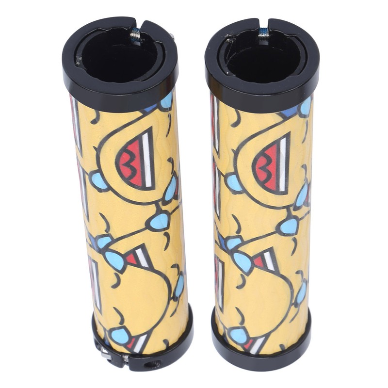 Handlebar Grips Fashionable Pattern Comfortable Cycling Equipment for Mountain BikesC