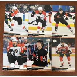 Philadelphia Flyers 2024-25 UD Series 2 Team Set (6 Cards)