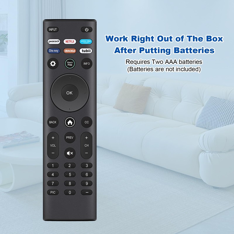 XRT140 Universal Remote Control Replacement fit for VIZIO 4K SmartCast