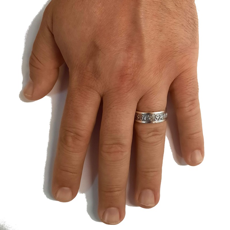 Sterling Silver Ring Band This Too Shall Pass Solid Genuine