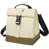 SUNNY BIRD Insulated Lunch Bag Rolltop Lunch Box Medium Lunch