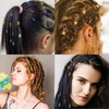 Pack of 180 Dreadlocks Jewellery Hippie Hair Jewellery Ring, Dreadlocks
