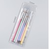 GEMBITYFUL Nail Art Brushes 6Pcs - Painting, Liner, Dotting Pens