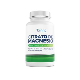NAIMA Citrato de Magnesio 500 mg  200 Cápsulas  Pure Magnesium Citrate  Suplemento Puro y de Alta Absorción  Ingredientes Naturales  Sin Aditivos...  