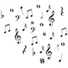 Musical Note Wall Decals Music Wall Stickers PVC Material Decals
