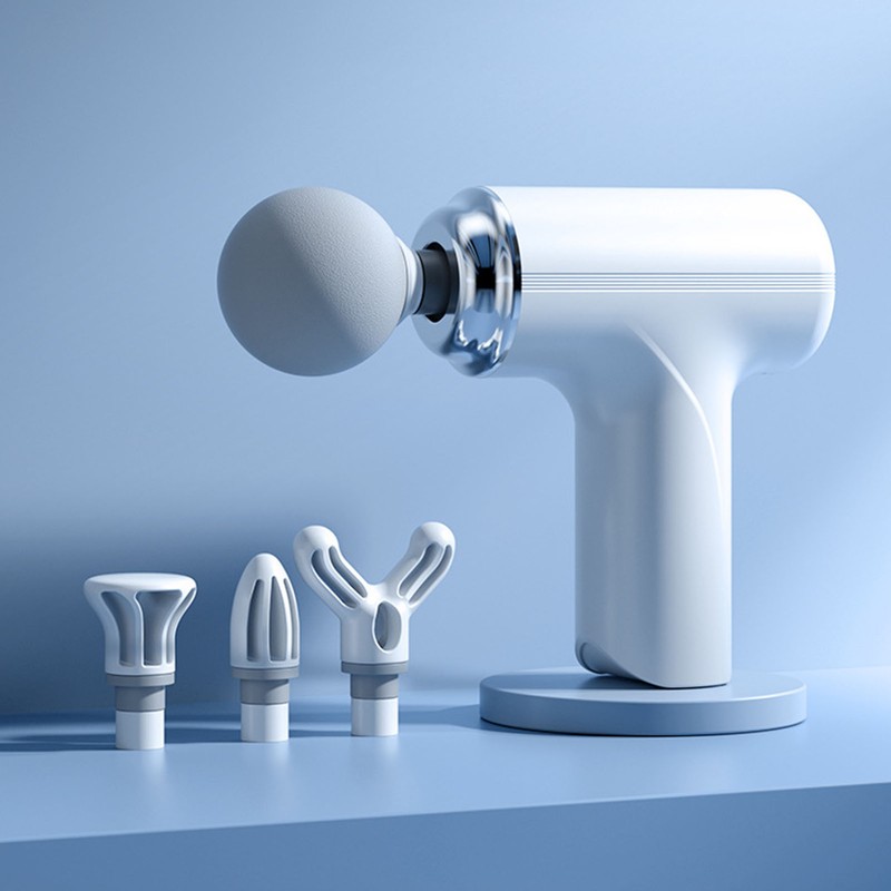 Fascia Massage Gun 4 Heads Adjust Strength Speed Reduce Fatigue