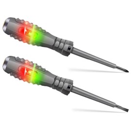 2-in-1 High Torque Strong Magnetic Screwdriver Electricity Detector,2Pc Electrical Circuit Tester PenElectrical Circuit Tester Pens, Voltage Tester Screwdriver, Portable Voltage Tester Screwdriver Set