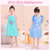 Play Tailor 2Pcs Girls Nightgowns Kids Pajamas Princess Nightgown Dress