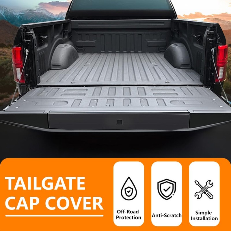 G-PLUS Complete Tailgate Cap Molding Kit Compatible with 2017-2020 Ford