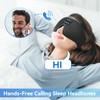 Sleep Headphones, Bluetooth 5.0 Wireless 3D Eye Mask, Lightimetunnel Washable