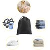 Jravezt Drawstring Bag, Large Capacity, Storage Pouch, Plain, Waterproof, Dustproof,