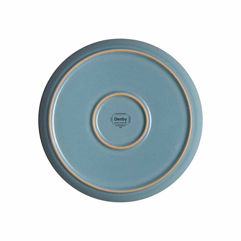 Denby Azure Coupe Dinner Plate, 26 x 26 x 3