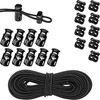 ZUOZ B257240 Cord Lock, Plastic Lock, Ultra Lightweight, Outdoor, Elastic