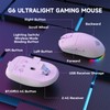 MAGIC-REFINER G6 Wireless Gaming Mouse,24000 DPI Adjustable,75g Lightweight Mouse,Tir-Mode BT/2.4G