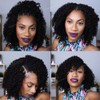 Pre-Separated Crochet Human Hair Extensions Multi-Textured Kinky Curly Crochet Hair