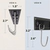 Cociat 2PCS Utensil Racks with 8 Hooks 17 Inch Kitchen