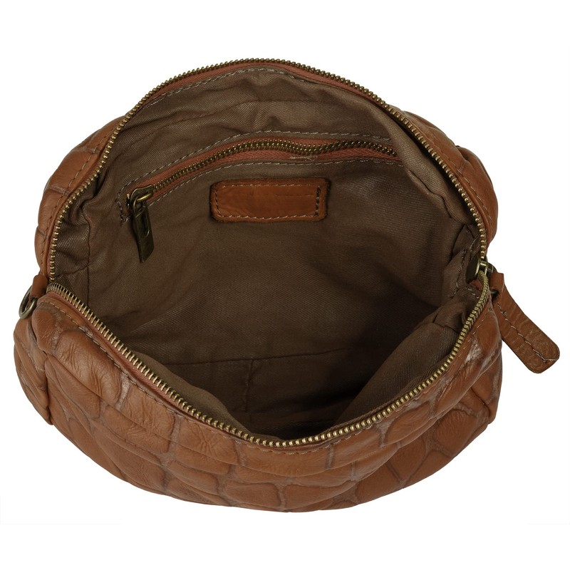 Samantha Look Women's Genuine Leather Shoulder Bag, Made in Italy,
