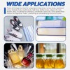 Glarks 400Pcs Shrink Wrap Bags, 5 Sizes PVC Clear Heat