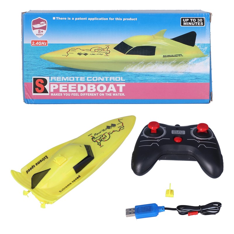 Remote Control Boats Toy 2.4 GHz Rechargeable Children Electric RC