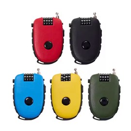 Ultra-Secure 4-Digit Combination Lock with 3 Feet Retractable Cable for Bike, Ski, Snowboard and Stroller... (Dark Green)