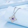 Pregeckit Original Witch Knot Necklace Wicca Witchcraft Necklace with Purple