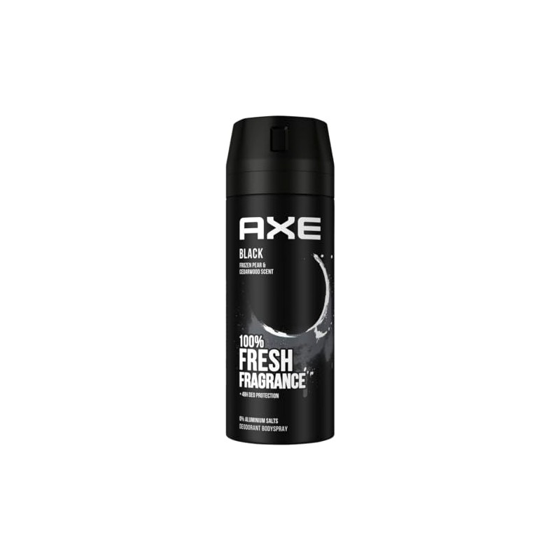 Axe Bodyspray Black Deo Deodorant ohne Aluminium 8x 150ml Deospray