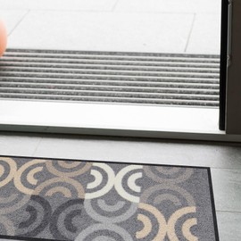 Salonloewe Borrby City-chic Doormat Washable 030 x 100 cm Doormat Shoe Parking Space Runner Slim Pattern Design Dirt Trapper Mat