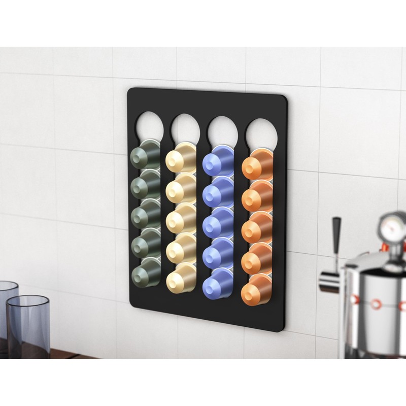 NewGround Designs Capsule Holder for Nespresso Capsules (Pack of 20)