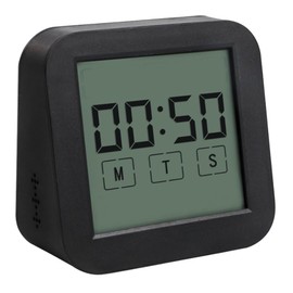 Aswalling Hygrothermograph Timer Dual Screen LCD Digital Display Touch Screen Suitable for Kitchen Cooking Suitable for Learning