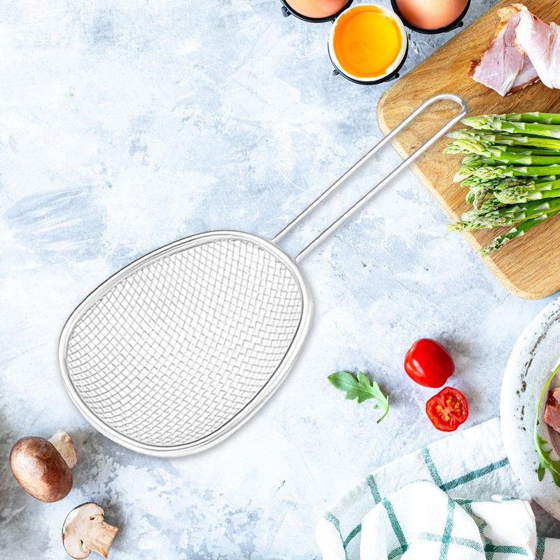 perfk Coarse/Fine Mesh Strainers for Kitchen Stainless Steel Mesh Pasta