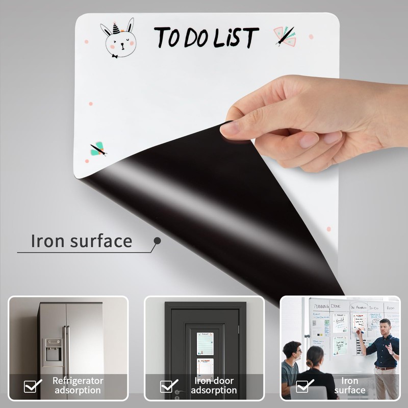 Magnetic To Do List Magnetic Daily Planner for Fridge A4