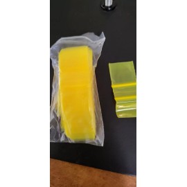 Unbranded 1x1 Mini Ziplock Baggies 1000 [ yellow ]