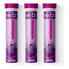 Electrolitos Eferv. 3 Pack Sabor Uva