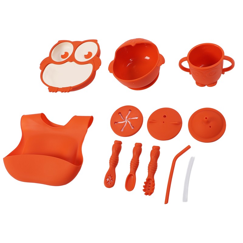 Baby Led Weaning Supplies Owl Shape Teether Safety Strong Suction