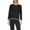 s.Oliver BLACK LABEL Women's Pullover with Contrast Ribbed Trim, 9999,