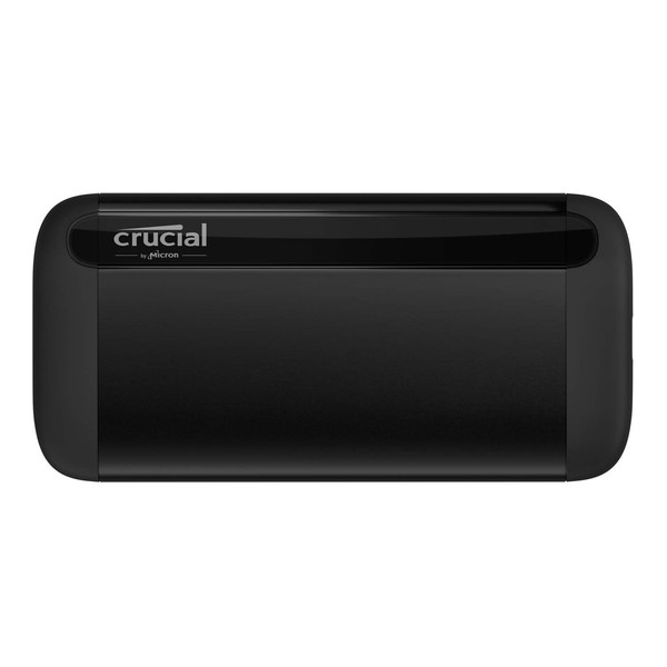 Crucial X8 CT1000X8SSD9 External SSD 1TB [PS5/PS4 Operation Verified] USB3.2 Gen2 Compatible, Maximum Reading Speed of 1050MB/s Authorized Dealer Warranty