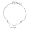 Pulsera De Moda Mujer Serotonina Molécula De La Felicidad