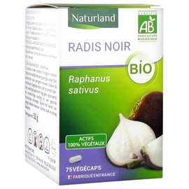 Naturland Organic Black Radish 75 Vegecaps