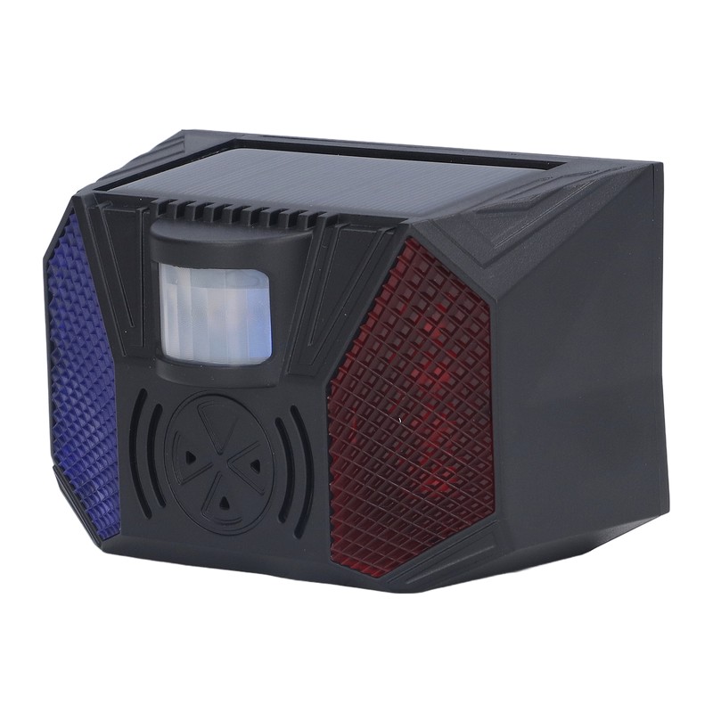 Solar Alarm Lamp IP65 Waterproof Infrared Siren Sound Light Alert